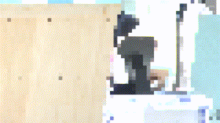 y031【グレーセーラー赤リボンちゃん031】 エロGIF 1