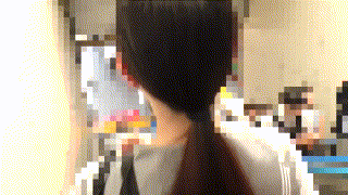 y031【グレーセーラー赤リボンちゃん031】 エロGIF 2